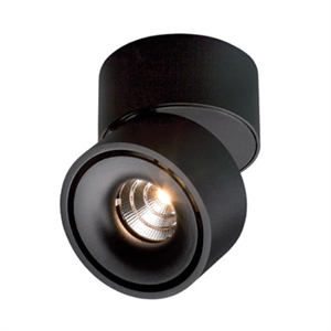 Antidark Easy Mini W75 Wall Lamp LED Black with Hole