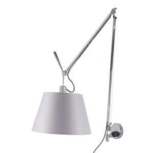 Artemide Tolomeo Mega Wall Lamp Satin 36cm w. dimmer