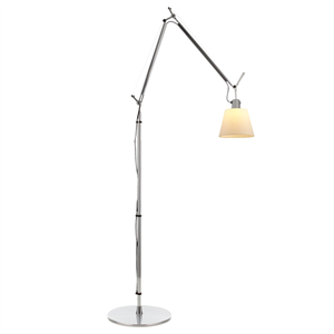 Artemide Tolomeo Basculante Floor Lamp Parchment