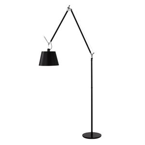 Artemide Tolomeo Mega Floor Lamp Black 32 cm Shade