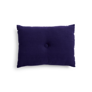HAY Dot Linen Cushion 60x45 Dark blue