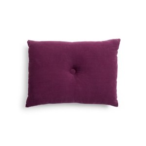 HAY Dot Linen Cushion 60x45 Burgundy