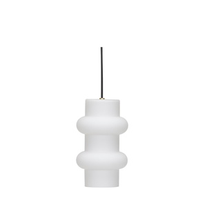 Hübsch Pilule Double Pendant Matt White