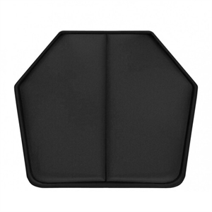 Magis Chair One Seat Cushion 2 Pcs. Black Leather