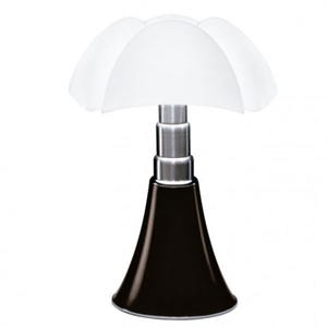 Martinelli Luce Pipistrello Table Lamp 1965 Dark Brown