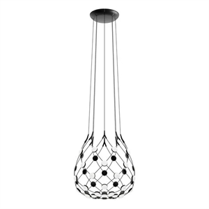 Luceplan Mesh Pendant Ø55 Black