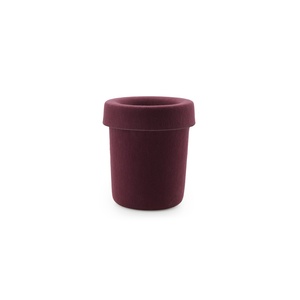 Normann Copenhagen Hide Office Trash Can Burgundy