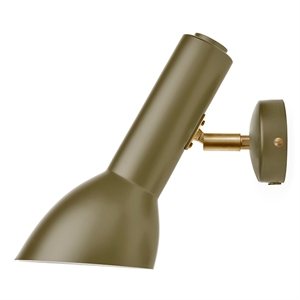 Cph Lighting Oblique Wall Lamp Olive Green/Brass