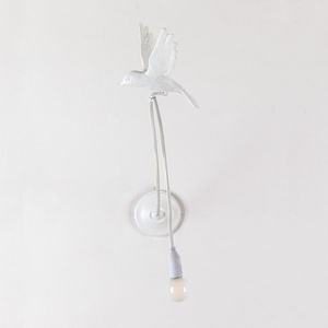 Seletti Sparrow Landing Wall Lamp Adjustable White