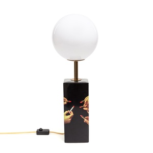 Seletti Toiletpaper Home Black Lipsticks Table Lamp White/ Multicolored