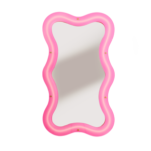 Seletti Supercurve Tiny Tall Mirror Pink
