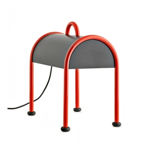 Stilnovo Valigia Table Lamp Red/ Black