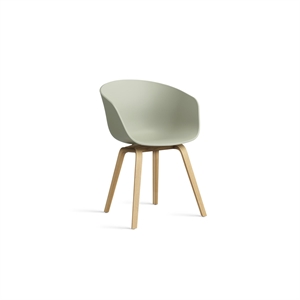 HAY AAC22 Dining Chair Oak/Pastel Green