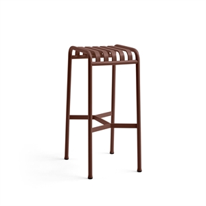 HAY Palissade Bar Stool Iron Red