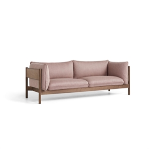 HAY Arbour 3-Seater Sofa Walnut/Re-Wool 648