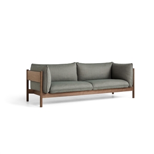 HAY Arbour 3-Seater Sofa Walnut/Atlas 931
