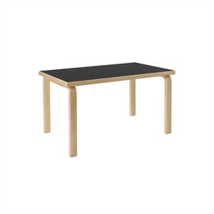 artek Aalto 80B Rectangular Children's Table Black