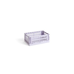 HAY Colour Crate Storage Box Small Lavender