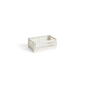 HAY Colour Crate Storage Box Small Off-White