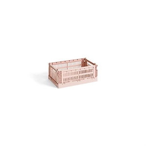 HAY Colour Crate Storage Box Small Blush
