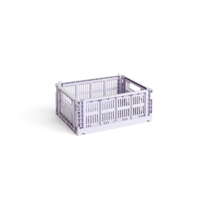 HAY Colour Crate Storage Box Medium Lavender
