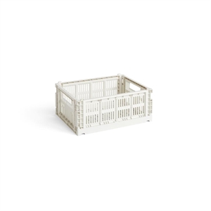HAY Colour Crate Storage Box Medium Off-White