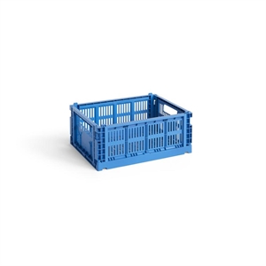 HAY Colour Crate Storage Box Medium Electric Blue