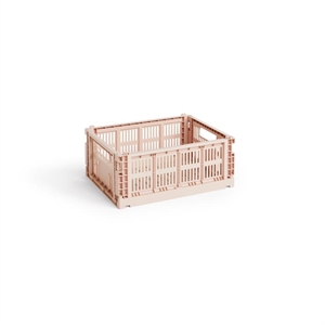 HAY Colour Crate Storage Box Medium Powder