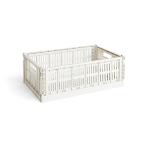 HAY Colour Crate Storage Box Large Off-White