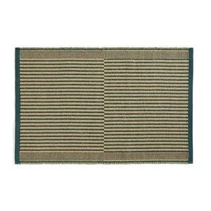 HAY Tapis Mat 60x95 Black/ Green