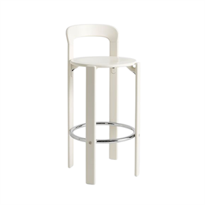 HAY Rey Bar Stool H75 Cream White