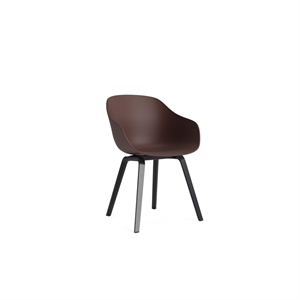 HAY AAC222 Dining Chair Black/ Raisin