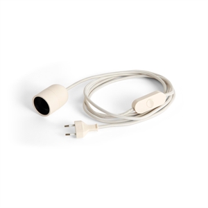 HAY Cord Set for Common Table Lamp 240 cm Clay White