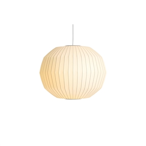 HAY Nelson Angled Sphere Bubble Pendant Medium Off-White