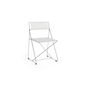 HAY X-Line Chair Hot-Dip Galvanized Steel/Chalk White