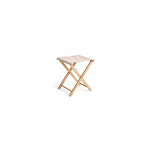 HAY Outdoor Market Stool Beige/ Red
