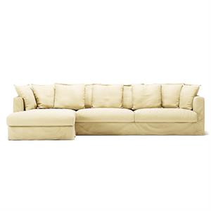 Decotique Le Grand Air 3-Seater Sofa Right-Facing Morning Glow/Linen  