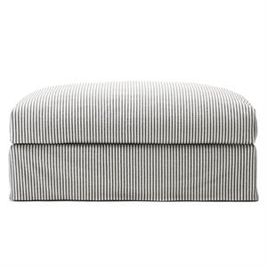 Decotique Le Grand Air Footstool For Sofa Ash Stripe/Linen