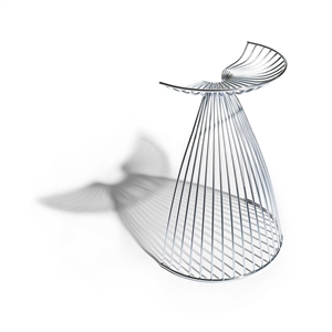 Møbel Copenhagen Angel Bar Stool Galvanised