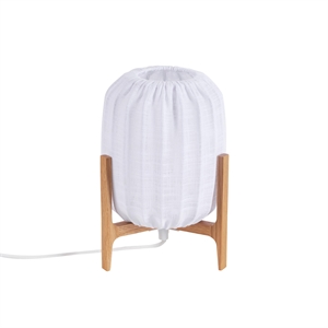 Watt & Veke Prisma Table Lamp Mini Oak/ White