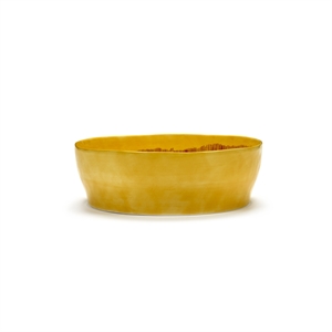 Serax Feast Salad Bowl Yellow/Red Stripes