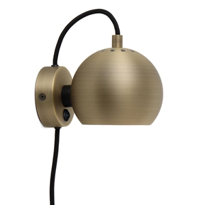 Frandsen Ball Wall Lamp Matt Antique Brass