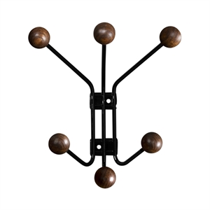 Maze Bill XS Coat Rack Black/ Walnut