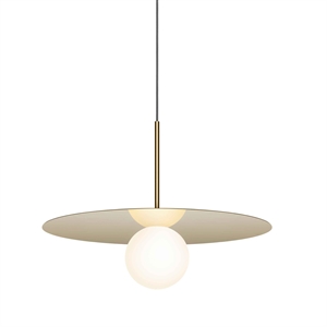 Pablo Bola Disc 18 Pendant Brass