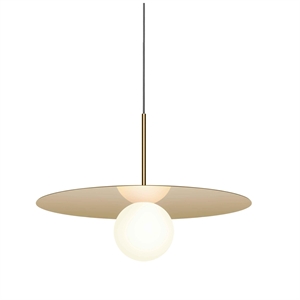 Pablo Bola Disc 22 Pendant Brass