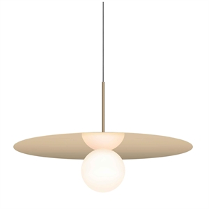 Pablo Bola Disc 32 Pendant Brass