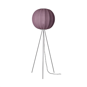 Made By Hand Knit-Wit Round Floor lamp High Ø60 Burgundy