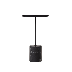 Wendelbo Calibre Side Table High Black/ Black Marble