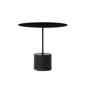 Wendelbo Calibre Side Table Low Black/ Black Marble