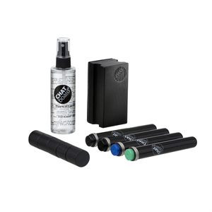 Chat Board Woody Starter Set for Boards Black Oak/ Black/ Blue/ Green